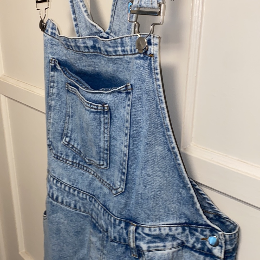 SHEIN Curve 2XL Washout Overalls - Picture 15 of 15